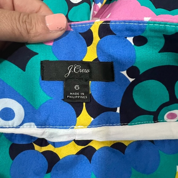 J. Crew Tie-waist short in Ratti kaleidoscope floral 6 - Picture 2 of 7